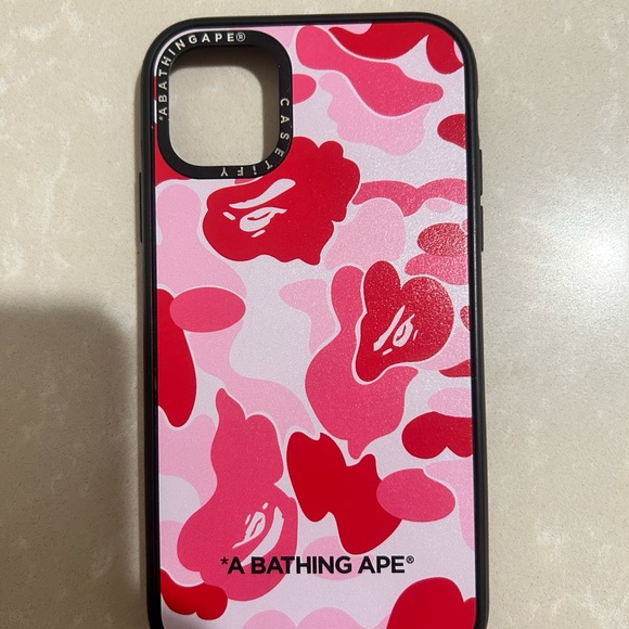 A Bathing Ape Casetify pink camp IPhone 11 case - Picture 7 of 7